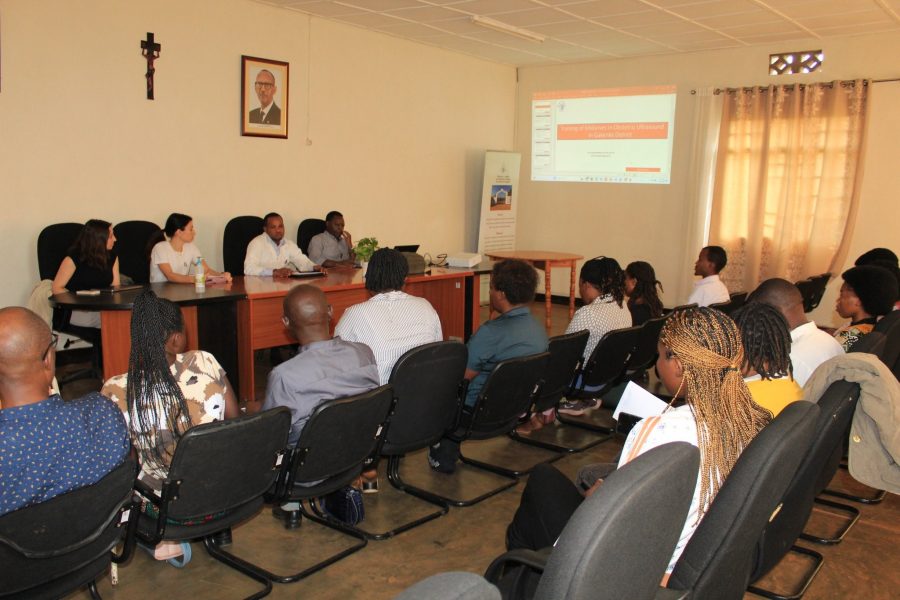 Formación sobre ecografía impartido por Matres Mundi en el Hospital Ruli